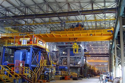 Steel Mill Cranes.