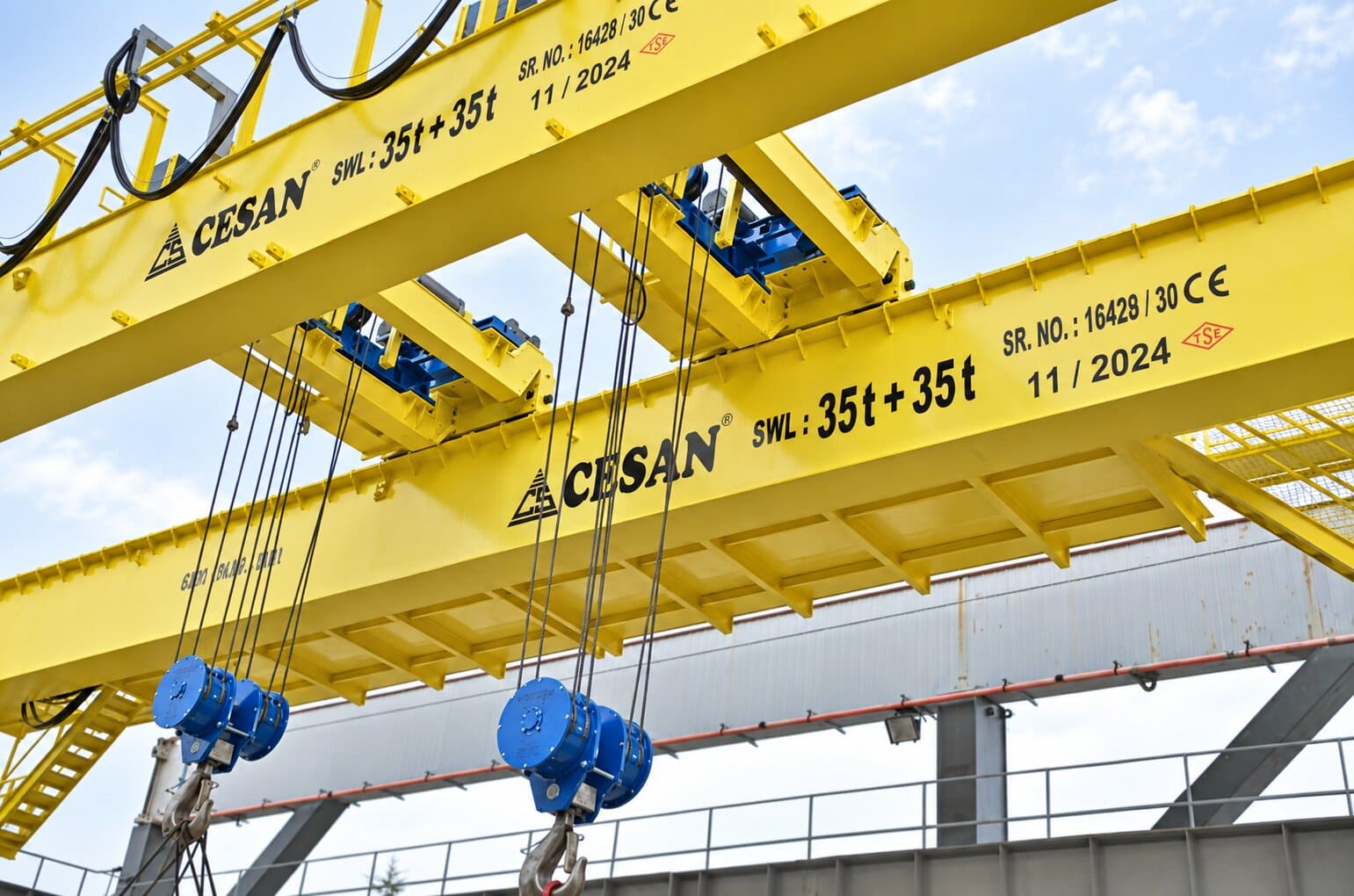 Cesan 35-ton overhead EOT crane system