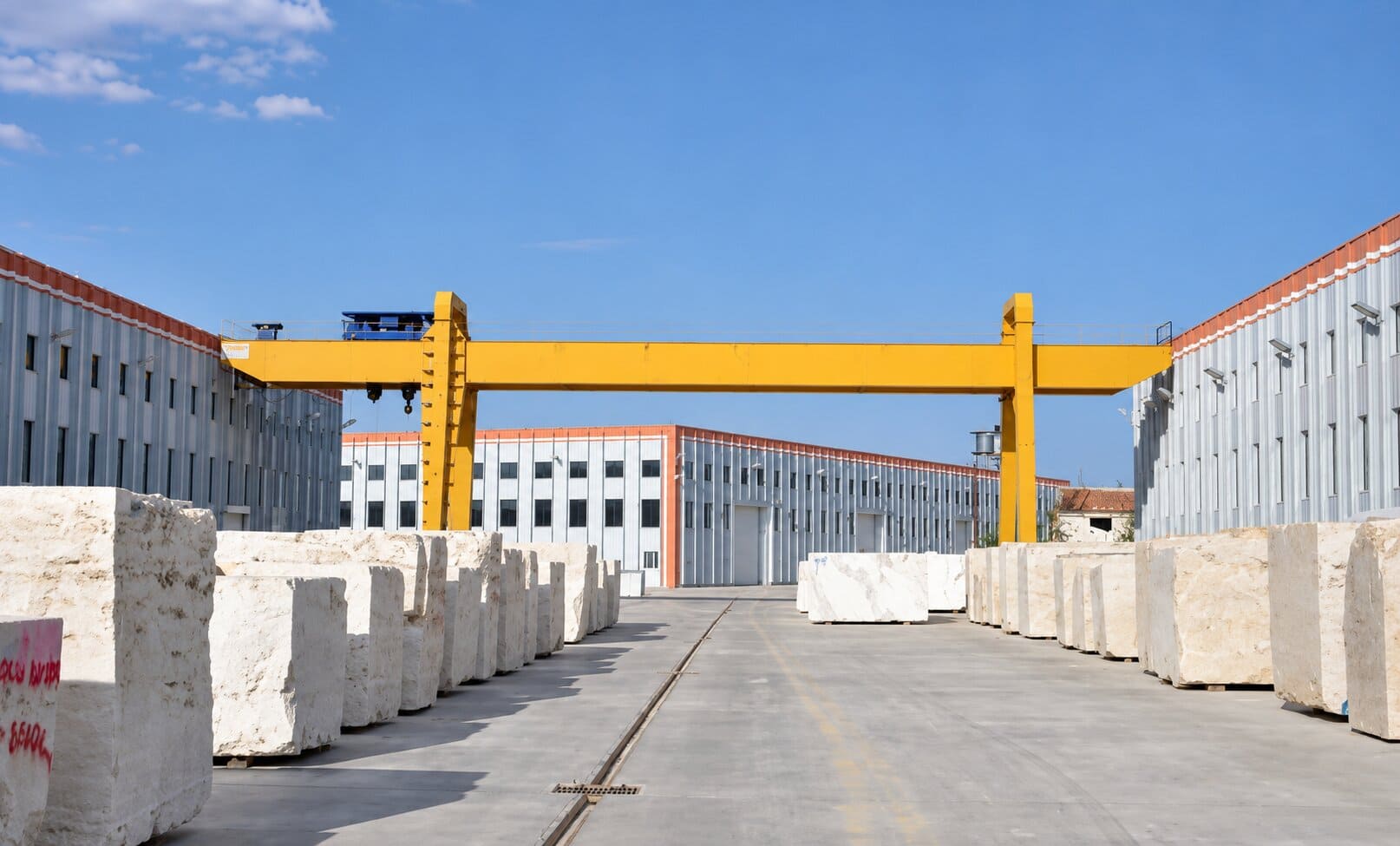 Cesan industrial gantry crane installation in Turkey