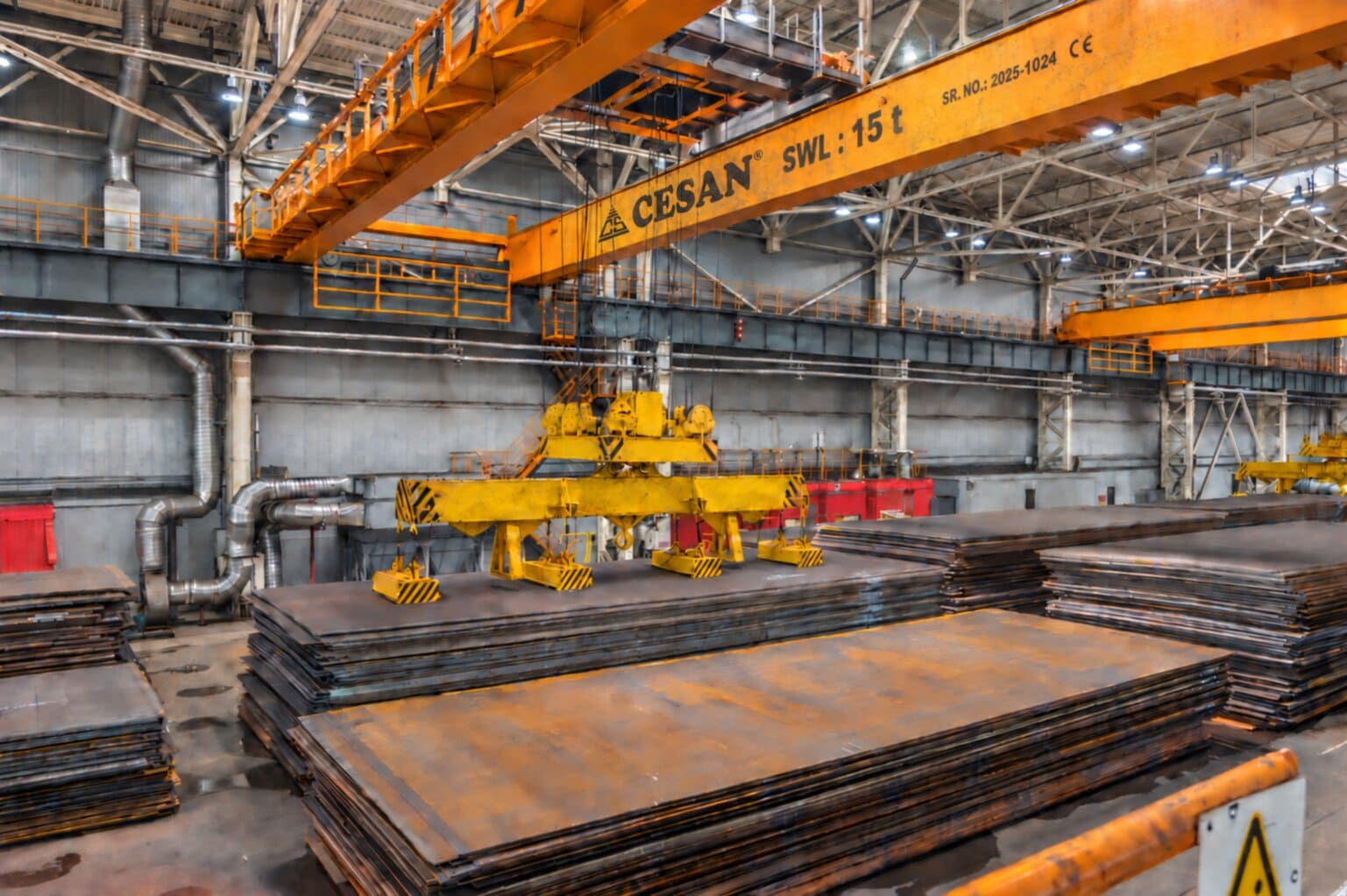 Cesan industrial overhead EOT crane in Turkey