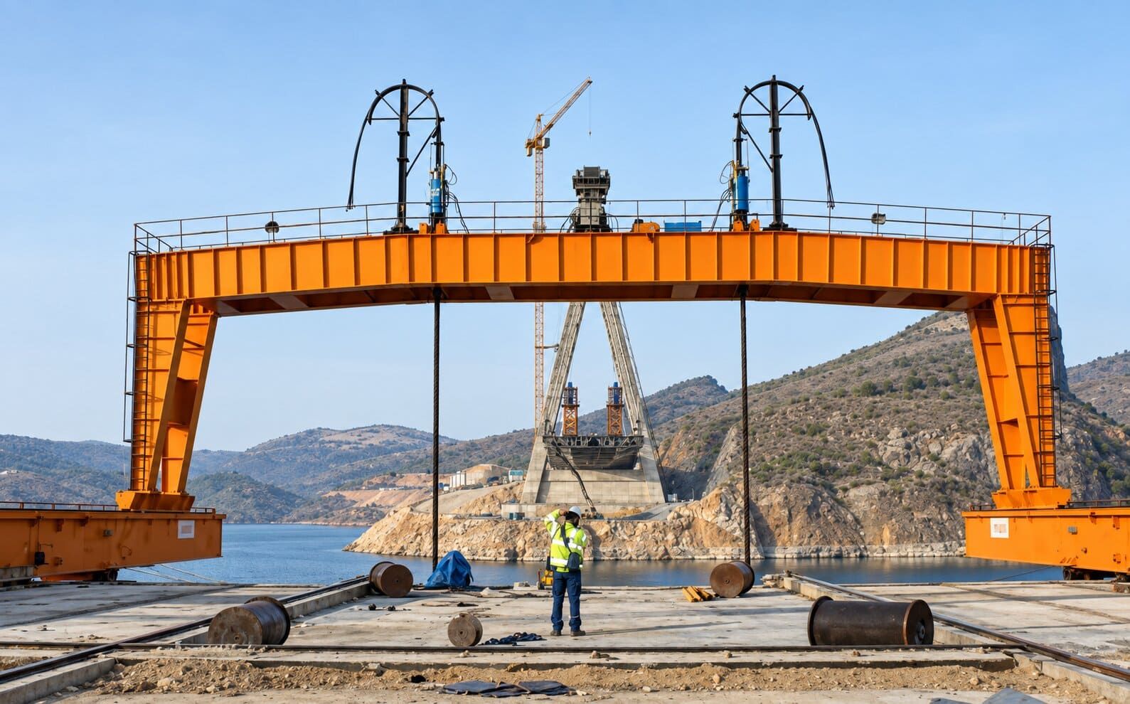 Cesan outdoor industrial gantry crane
