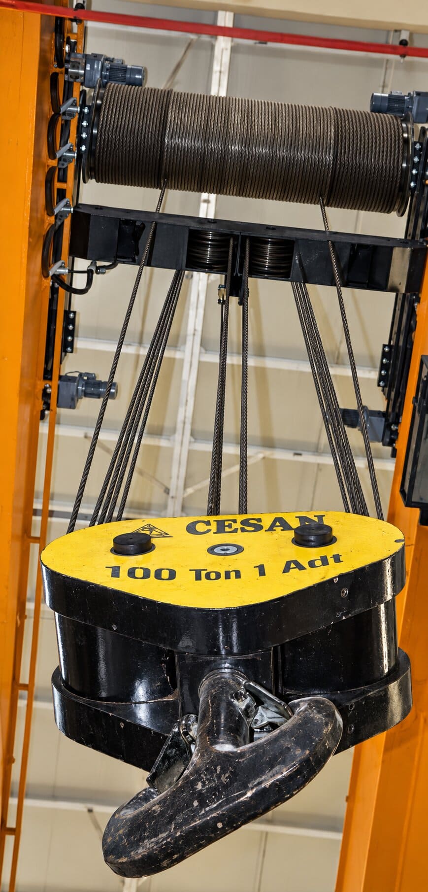 Cesan 100-ton electric wire rope hoist
