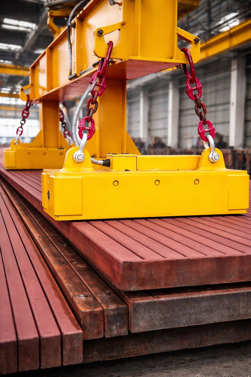 Rectangular magnet steel sheet